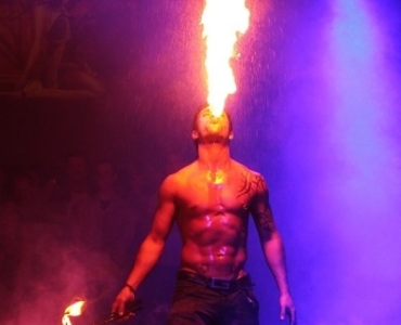 Stripper Feuershow